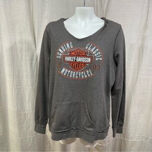 Harley-Davidson Gray “Eureka Springs Arkansas” Hoodie